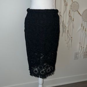 Lace Black Skirt
